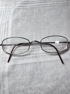 Monturas de gafas italianas Giorgio Armani 1118 1053 solo ovaladas 50 20 135 plateadas - Imagen 1 de 7