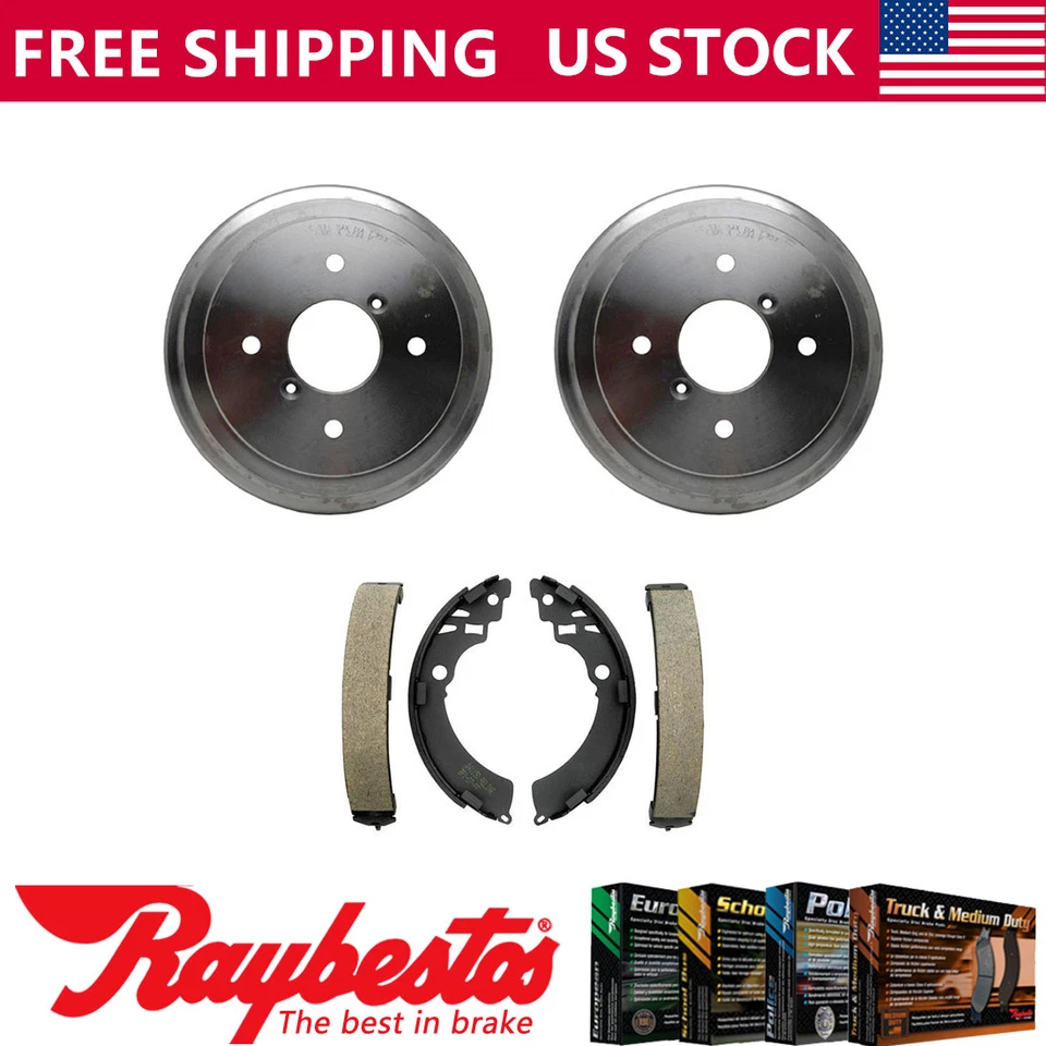 Kit trasero tambores de freno y zapatas de freno para Chevrolet Metro 1998-2001 - Raybestos Foto 1 de 4