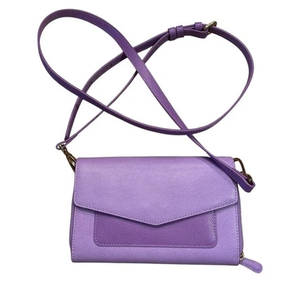 Elegante Cartera Bandolera Vera Bradley Dos Tonos Cuero Púrpura Para Mujer Foto 1 de 4