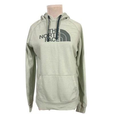 Moletom com capuz The North Face feminino verde claro gráfico tamanho G inverno confortável - Imagem 1 de 4