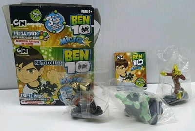 Minifigura Ben 10 Micros Serie 2 Nueva Caja Ciega Heatblast Dr Animo Diamondhead Foto 1 de 4
