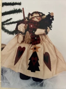 "Kristin" 20” Snowlady Doll Pattern By Katie’s Homespun Stitches - Picture 1 of 3