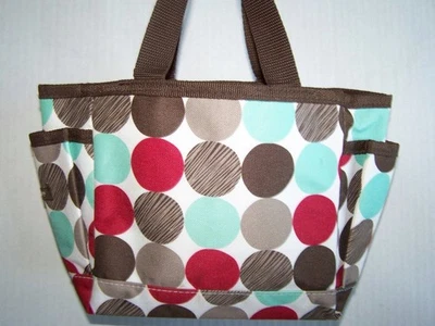 Thirty-One 31 Lunares NUEVO Utilitario Almacenamiento Bolso Organizador Pequeño 11 x7 Bolso Caddy Foto 1 de 4