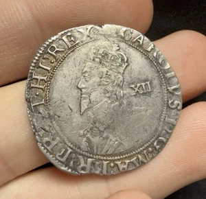 Charles I Silver Shilling - Picture 1 of 5