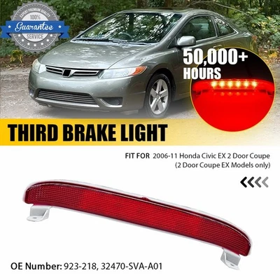 适用于 2006 - 2011 年本田 Civic EX Coupe 3rd High Mount 刹车灯 LED 923-218 — 第 1/4 张图片