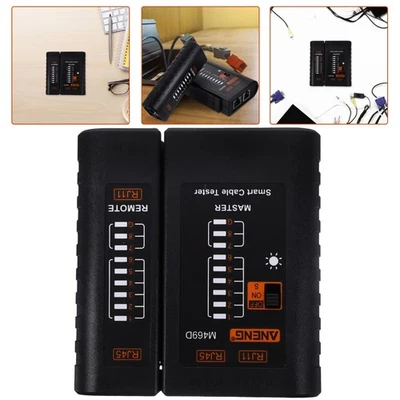  2 Pack Kabelprüfer Lan Prüfgerät Netzwerkkabeltester Telefonleitungstester - Bild 1 von 4