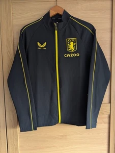 Aston Villa Castore Fußballjacke Größe 12 brandneu mit Etikett Spieltagshymne - Bild 1 von 10