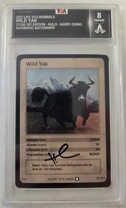 Life TCG Creator Autographed Graded 1st Edition Wild Yak - Picture 1 of 2