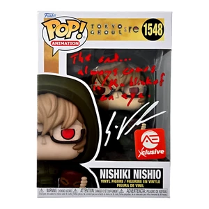 Funko Pop firmado por Nishiki Nishio Eric Vale Tokyo Ghoul autógrafo anime certificado de autenticidad JSA 69 - Imagen 1 de 7