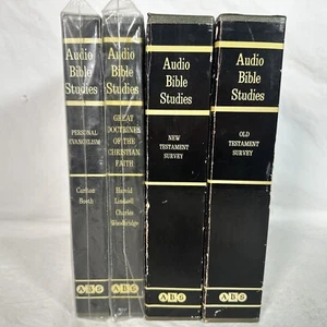 1957 ABS Audio Bibel auf Vinyl Studien 16 2/3 RPM Schallplatten Altes & Neues Testament - Bild 1 von 12