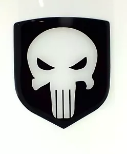 GRILLE EMBLEM fits RAM 2500 - 3500 (2006-2010) Black/White - Foto 1 di 2