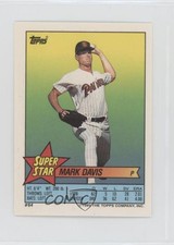 1989 Super Star Sticker Back Cards Jose Lind Lee Smith Mark Davis ( 126 251) HOF