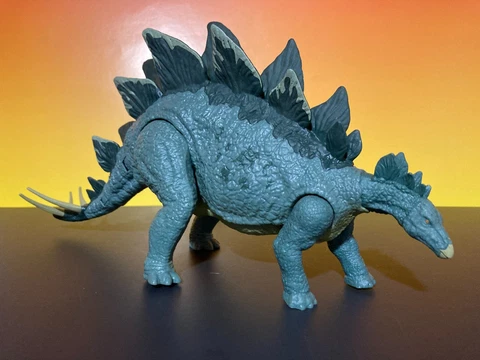 2018 Mattel Jurassic World Action Attack Stegosaurus Action Figure Loose Cover