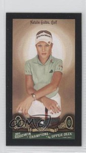 2011 Upper Deck Goodwin Champions Mini Red Lady Luck Back Natalie Gulbis #10