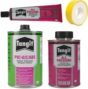 PVC Kleber, PVC U Kleber, ABS Kleber, Reiniger alles aus dem Hause Tangit - Picture 1 of 6