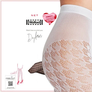 Wolford Dylan Capri • S • white ... Pepita Optik - nahtlos eingestrickter Tanga - Bild 1 von 10
