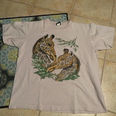 Vintage Glittery giraffe shirt  - Image 1 of 4