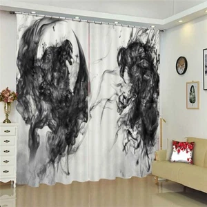 Great Ink Graffiti Art 3D Blockout Photo Print Curtain Fabric Curtains Window - Imagen 1 de 10