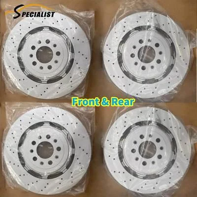 Front Rear Brake Rotors For Alfa Romeo Giulia Stelvio Quadrifoglio 2017-2021 - Image 1 of 4