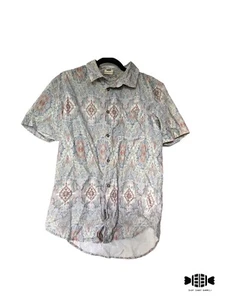 INSIGHT Shirt SIZE S Pattern Green Red Blue Yellow - Picture 1 of 5