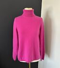 Cashmere Charter Club 2 Ply Cashmere Knit Pullover Turtleneck Sweater Pink Sz XL