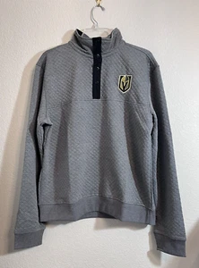 NHL Las Vegas Golden Knights Pullover Men XL Gray Long Sleeve Embroidered Logo - Picture 1 of 22