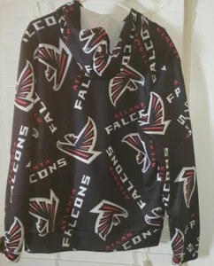 Atlanta Falcons thin material pullover hoodie MEDIUM new without tags B4 - Picture 1 of 10