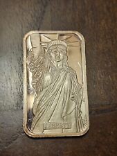 1982 Vintage Johnson Matthey Lady Liberty MTB 1 oz .999 Silver Bar!
