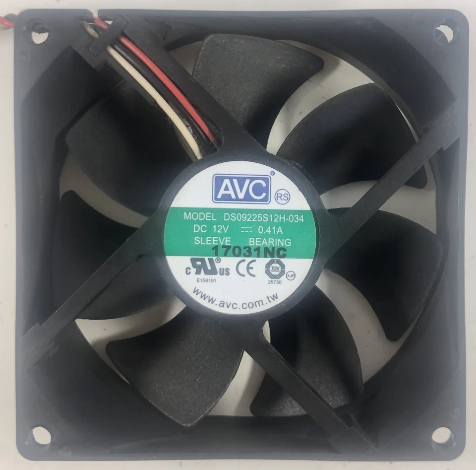 AVC DS09225S12H-034 Sleeve Bearing Desktop Cooling Fan - Image 1 of 1