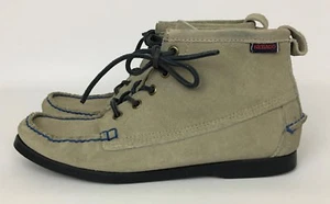 Women's Sebago Docksides Beacon Taupe Suede Ankle Boot Bootie Size 8M - Picture 1 of 8