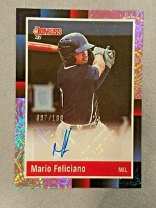 2022 Donruss Mario Feliciano Retro 1988 Signatures Pink Fireworks #R88S-MF