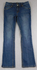Lee Men's 31X32 Jeans Straight Dark Wash Zip Fly Denim Blue