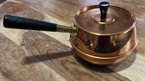 Vintage Copper/Stainless Steel POT With Lid MCM - Picture 1 of 6