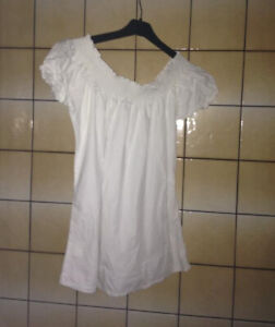 Tunique blouse blanche T 44