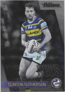 2019 Nrl Traders Platinum Parallel (PS095) Clinton GUTHERSON Eels - Picture 1 of 1