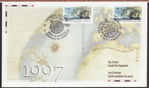 1997 / Joint Issue OFDC Canada #1649 / Italy #2162 - Cabot's Sailing Ship - Picture 1 of 1