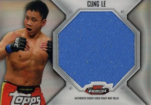 TOPPS 2012 UFC FINEST CUNG LE #FFJM-CL JUMBO FIGHT MAT RELIC CARD - Picture 1 of 2