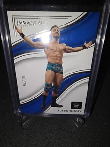 2023 WWE Immaculate Austin Theory /75 - Picture 1 of 2