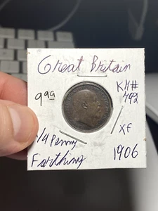 1906 Great Britain 1 Farthing - Picture 1 of 2