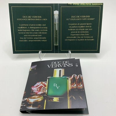 Houbigant Paris Duc De Vervins Hombres EDT Muestras Lote de 3, 2 ml cada uno Francia Foto 1 de 4