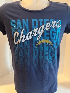 San Diego Chargers T-Shirt Damen Medium Majestic Los Angeles Chargers Retro NFL - Bild 1 von 8