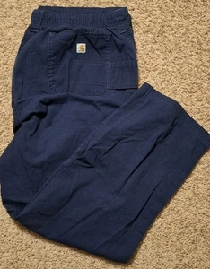 Carhartt Herren Regular Fit Cargo Scrub Hose Gr. XL Navy Blau C54108 Nurse Medic - Bild 1 von 9