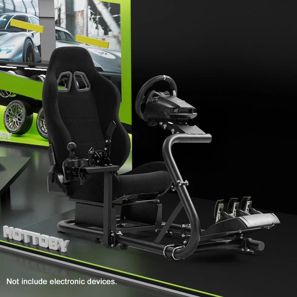 Hottoby Racing Sim montaje de volante de cabina con asiento para Logitech G920 G29 Foto 1 de 1