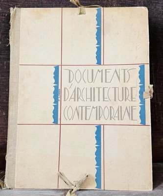 Leon Azema Documents D'Architecture Contemporaine 1927 Full Set Paris  A.Vincent - Image 1 of 4