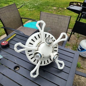 Hunter White Ceiling Fan Base White 5 Blade 25527 - Picture 1 of 9