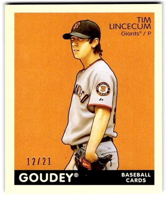 2008 Upper Deck Goudey #159 Tim Lincecum Mini 12/21 - Image 1 of 2