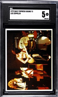 1972 年 Daily Express Sound Led Zeppelin 音乐卡 SGC 4 — 第 1/2 张图片