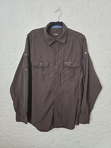 Craghoppers Mens NosiLife Long Sleeve Shirt Extra Large XL Brown - Picture 1 of 22