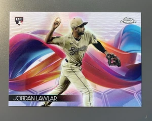 2024 Topps Chrome Jordan Lawlar Helix #HX-14 RC Rookie SSP Diamondbacks - Picture 1 of 2
