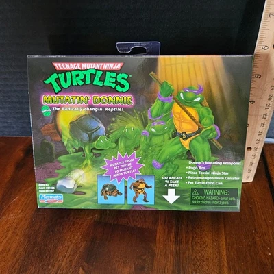 忍者神龟 MUTATIN DONNIE Donatello 4.5 可动人偶 - 全新 — 第 1/4 张图片